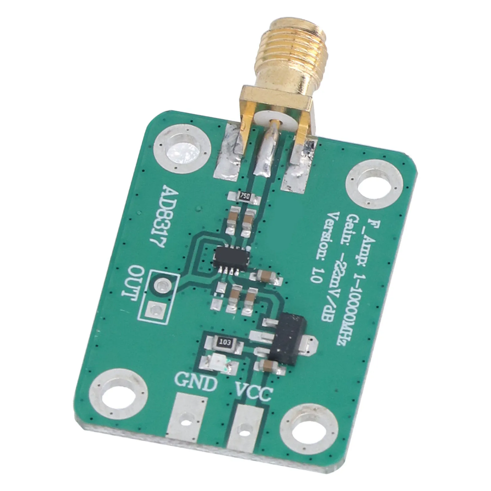 Логарифмический детектор AD8317 от -55 дБм до 0 дБм 1–10000 МГц Измеритель радиочастотной мощности для измерения мощности сигнала