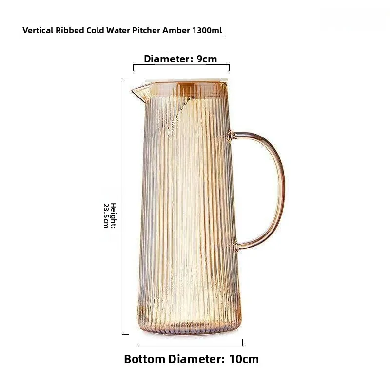 

Food Grade Large Capacity Cold Water Pot Thickened Picnic Living Room Storage Water Cooler Bottle Stylish Japanese Style Cup