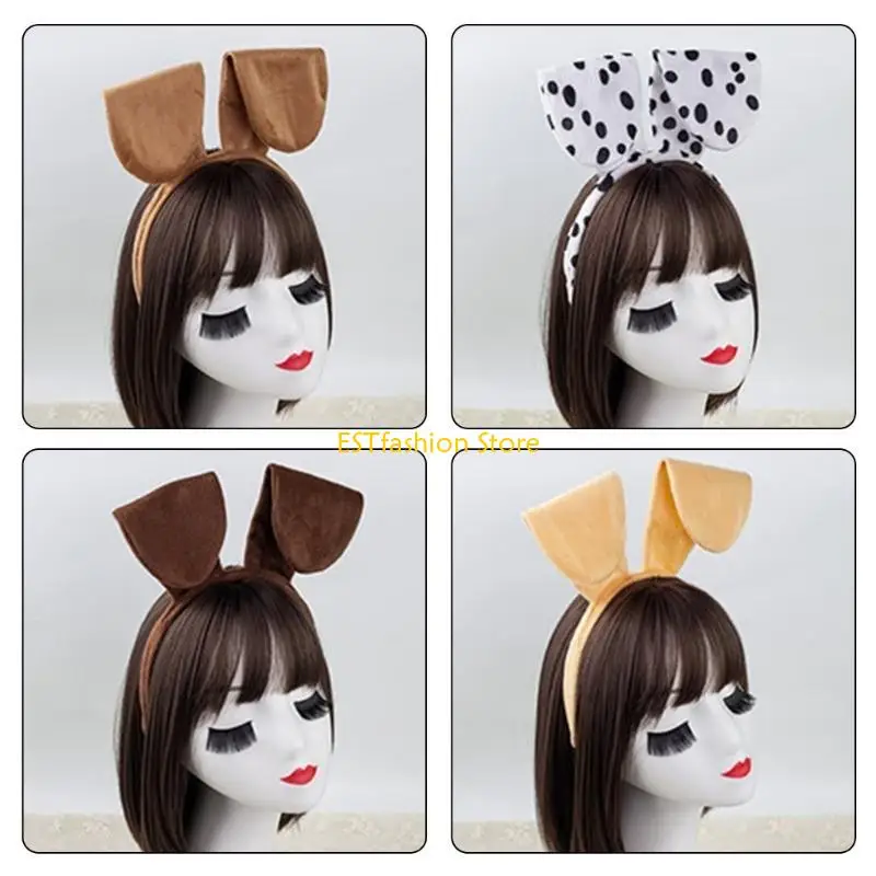 Y5GC Halloween Dog Costume for Kid Women Includes Dog Tail Headband Nose Bowtie Skirt