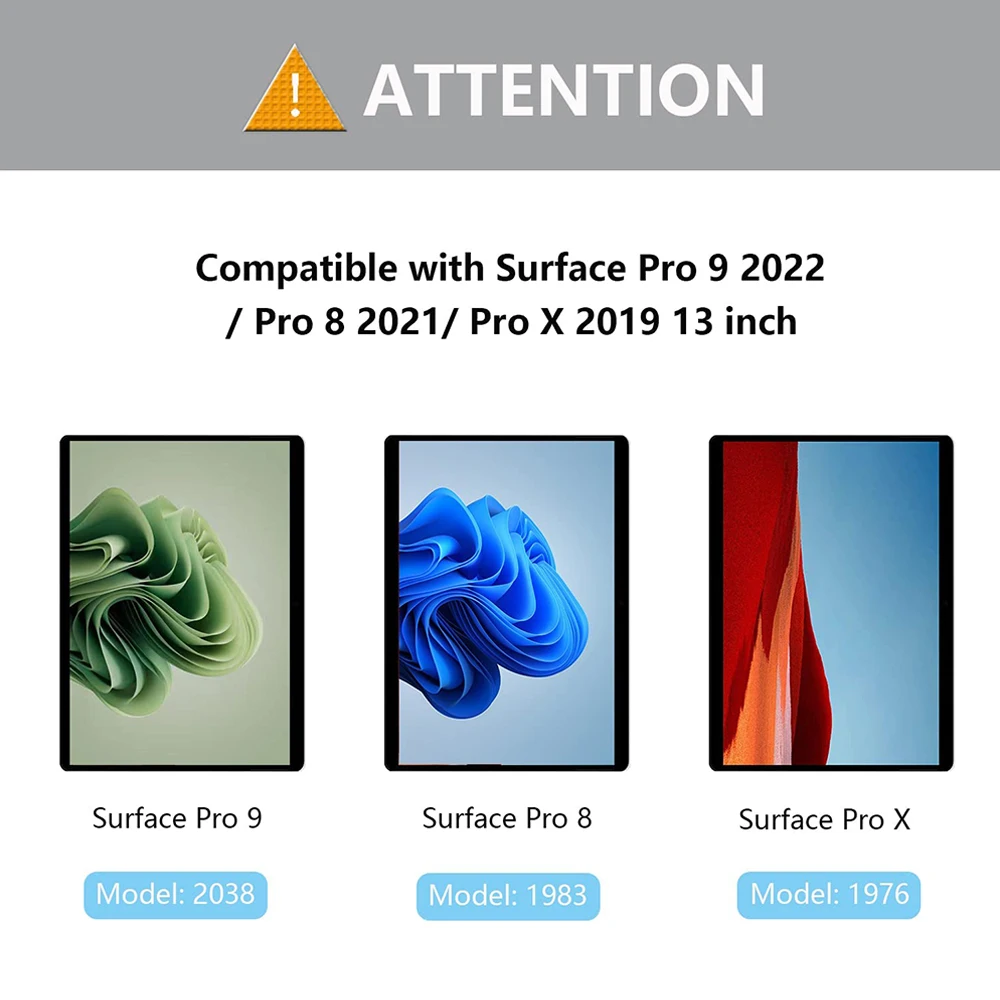 Tempered Glass Screen Protector For Microsoft Surface Pro 8 9 X 13 inch Tablet Protective Film For Surface Pro 8 9 X 2020 2021