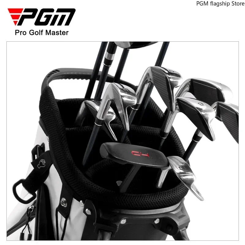 PGM Golf Bag Fully Waterproof Stand Bag Lightweight Can Hold A Full Set of Clubs Outdoor Club Bag Backpack QB073