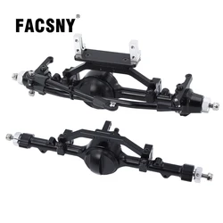 D90 CNC Aluminum Alloy Front Rear Axle Complete Set For 1/10 RC Crawler RC4WD Gelande II TF2 D110 Yota II Straight Axels