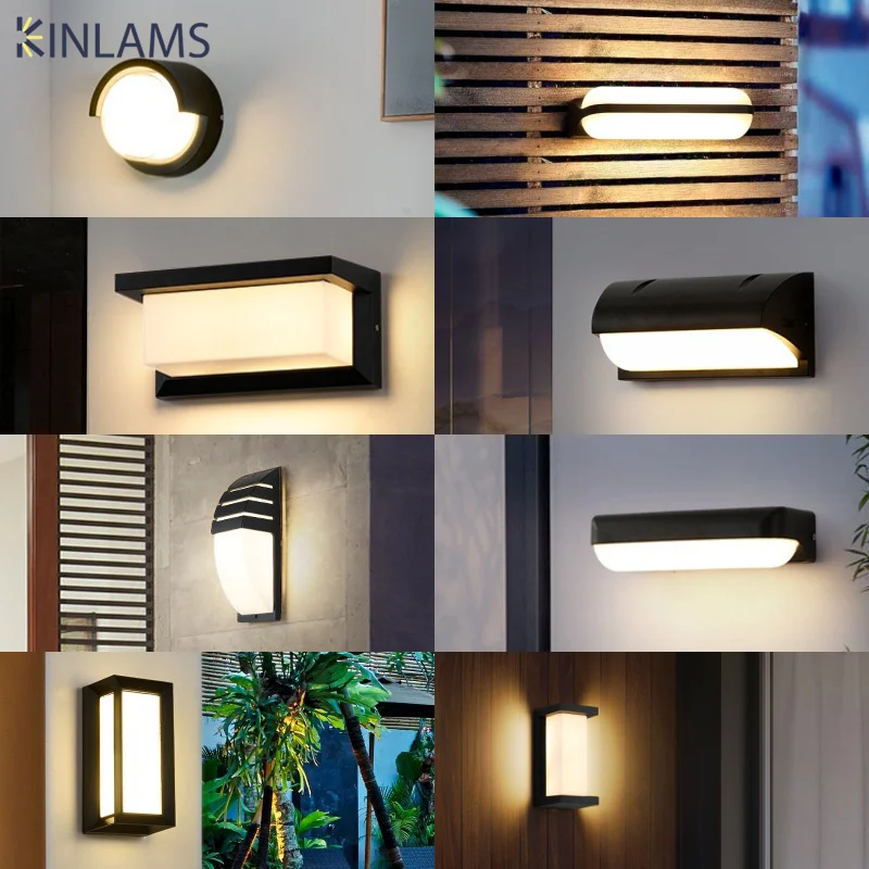 

Outdoor Wall Light Waterproof LED Super Bright Aisle Stairs Courtyard Door Outdoor Waterproof Light Balcony Bathroom Wall Light