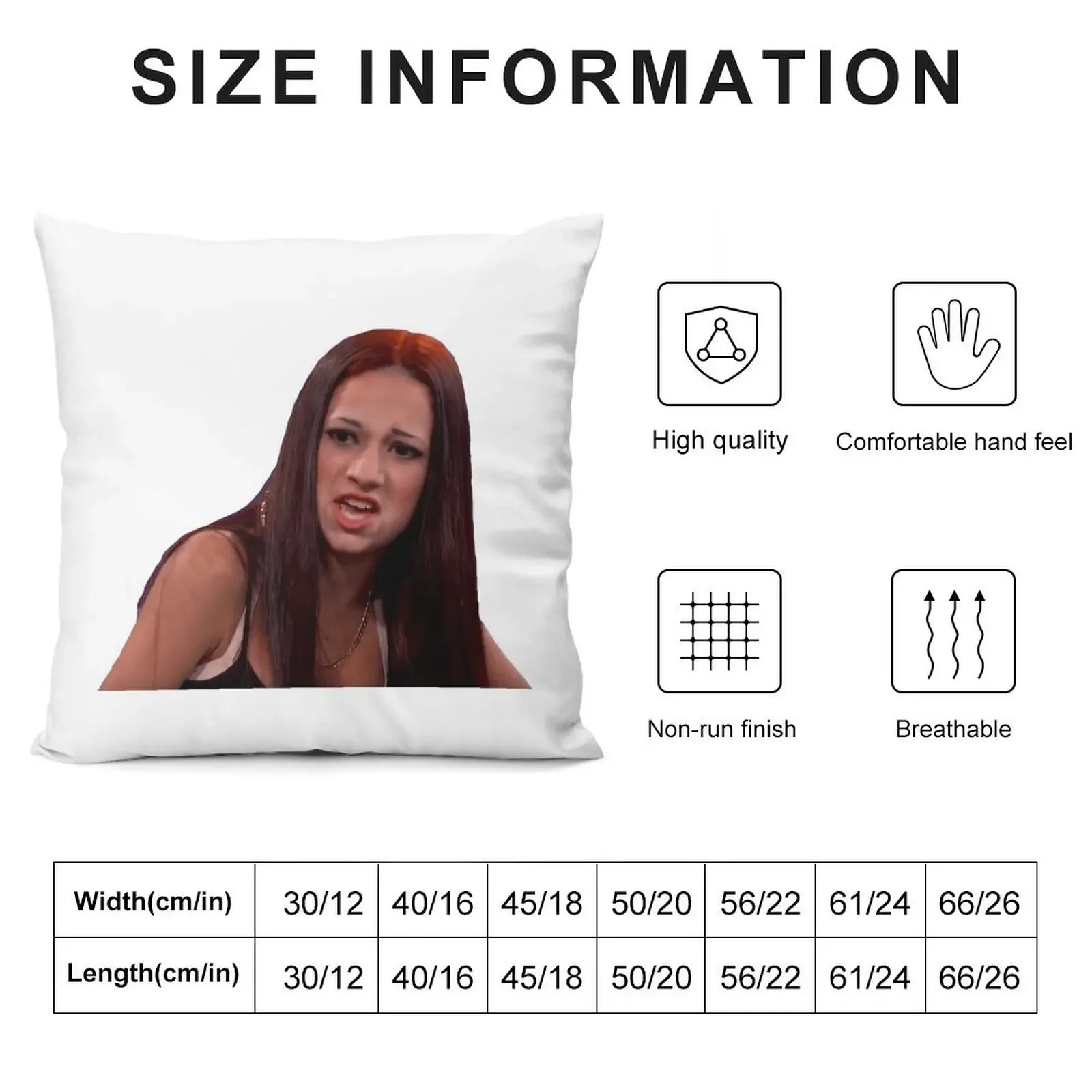 Cash me outside Bhad Bhabie Throw Pillow Decorative Cover For Living Room bed pillows luxury decor pillow