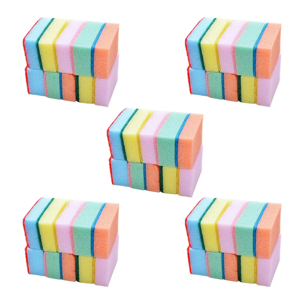 

50Pcs Multifunctional Nano Cleaning Sponge Professional Kitchen Scrub Sponge Durable Stain Remover Tableware Cleaning Scrubber