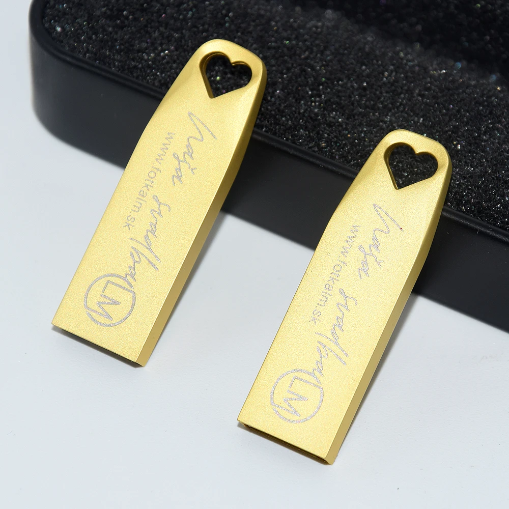 10 PCS/LOT clé usb 2.0 clé USB 4GB 8GB 16GB 32GB 64GB 512M clé en métal carte mémoire clé disques u disque avec porte-clés