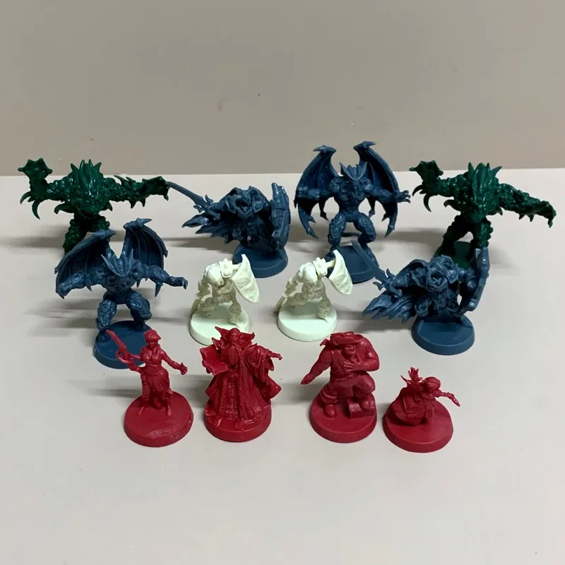Nuevo Heroquest Mythic Tier Extra Abominations momia esqueleto Caballero Warlock mentor bardo Halfling Warlock Druid juego de mesa Mini