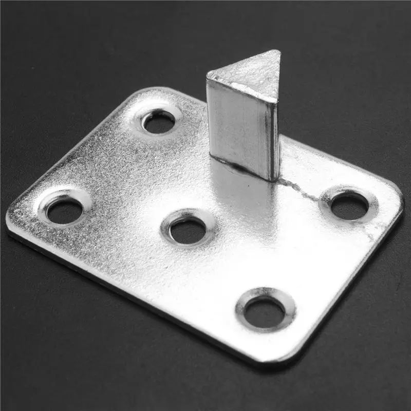 A56P-Sectional Couch Connector, 4 Pcs Metal Sofa Joint Snap Alligator Style Sectional Couch Connector