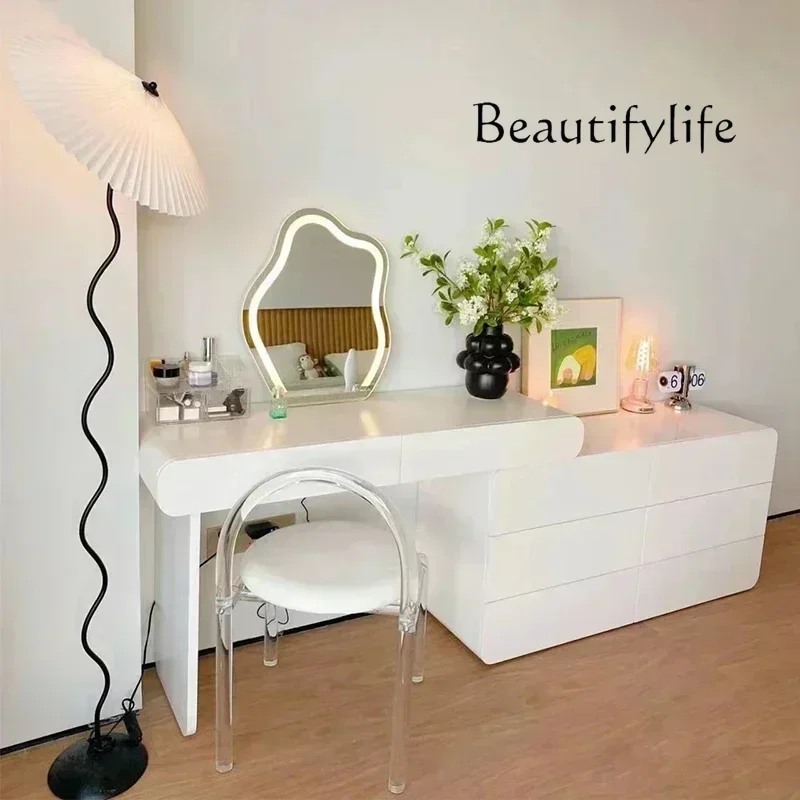 YX Hallway Nordic Dressing Table Essentials Villa Aesthetic Cosmetics Minimalist Vanity Table Reception Conference Trendy Furnit