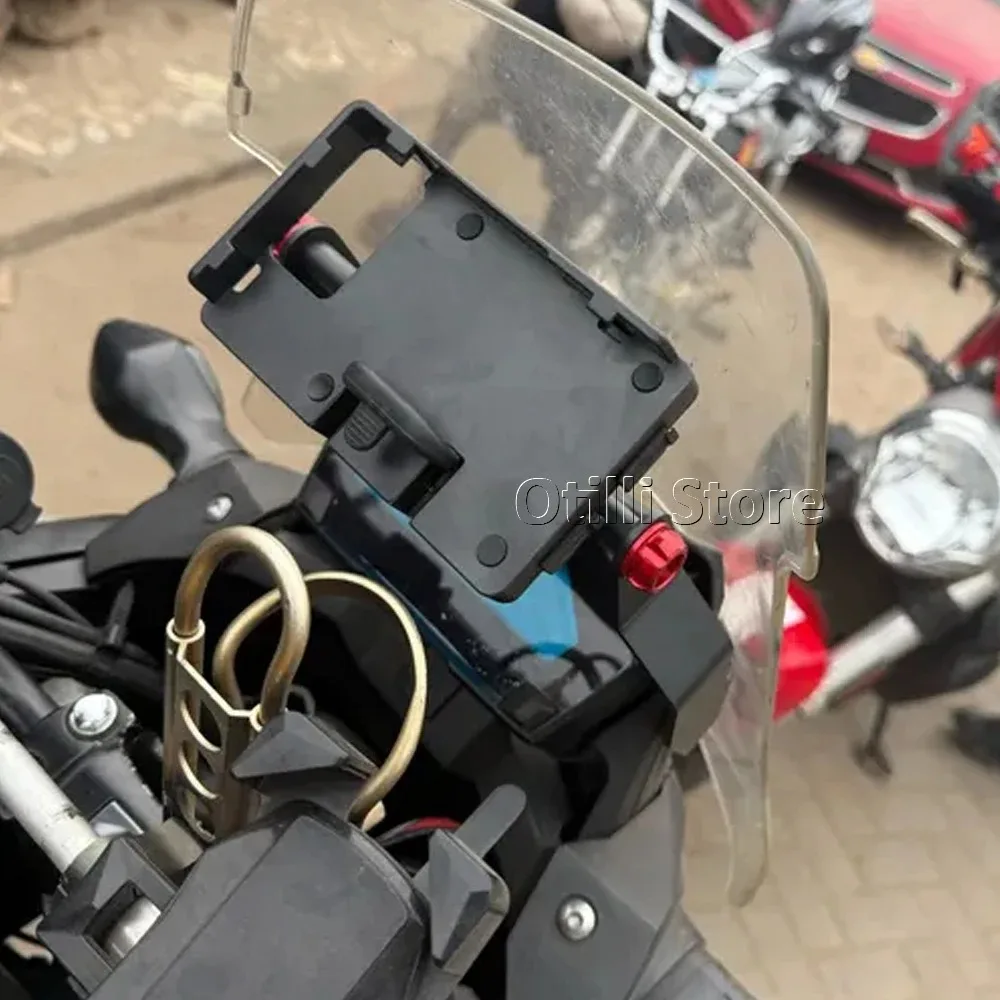 دراجة نارية الهاتف جبل لهوندا NC750X NC700X نظام تحديد المواقع والملاحة قوس حامل الجبهة بار NC 750X2014 2015 NC 700X2012-2014