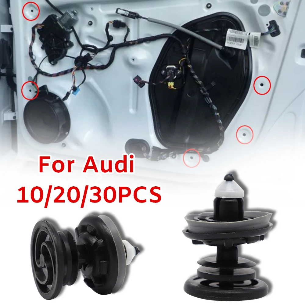 

For Audi A1 8X A4 B8 A5 8T A6 A8 Q3 8U Q5 Q7 4L TT Car Door Panel Trim Clips Auto Fastener Fixing Rivets Accessories 7L6868243