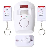 105dB Wireless Alarm System+2 Remote Control Home Smart Security Alert Infrared Sensor Anti-theft Motion Detector Alarm Monitor