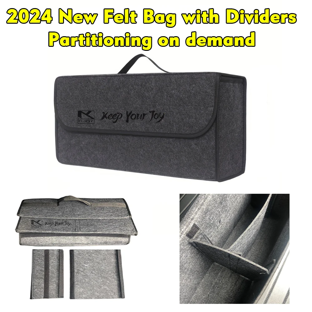 

Обновленная функциональная сумка для хранения, противоскользящий отсек для хранения обуви, сумка для хранения в автомобиле, войлочные аксессуары для хранения в багажнике