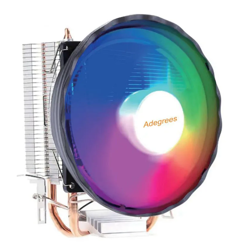 

X99 CPU Air-cooled Cooler 2 Heat Pipes PC RGB Processor Ventilador For Intel LGA 1366 1150 1151 1155 1200 1700 2011 X79 AM3 AM4