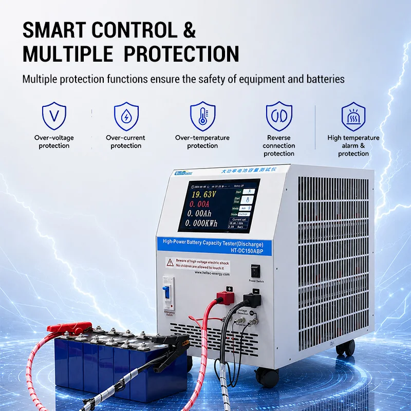 Single‑Channel Battery Capacity Tester Charge Discharge 0.3‑120V 5‑150A For Lithium LiFePO4 Lead‑Acid Ni‑Cd Battery Pack