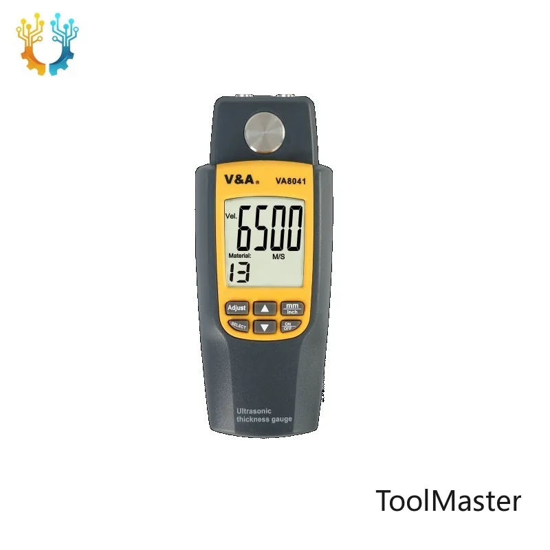 

【2026】 VA8041 Digital Ultrasonic Thickness Gauge Materials Steel Metal Plastic Glass Water Pipes MM INCH Thickness Tester Meter