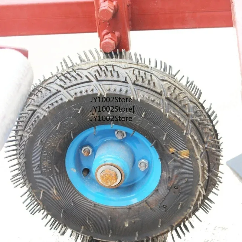 Adjustable Mulching Machine Micro Tiller Attachment 60-120CM Film Laying Width Plastic Film Coverer for Garden Soil Preparation