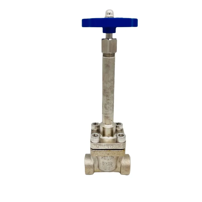 DJ-20D CF8 Socket Weld Long Stem Cryogenic Globe Valve for Liquid Gas Pn50 DN20