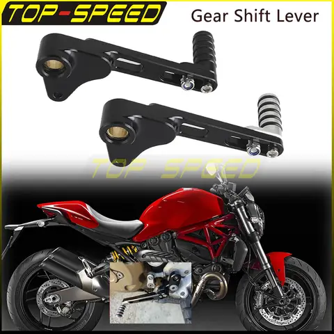 For DUCATI MONSTER 821 1200/S 1200 S 2014-2015 Motorcycle Accessories Adjustable Gear Shift Lever Patal Left Gear Shifter Levers