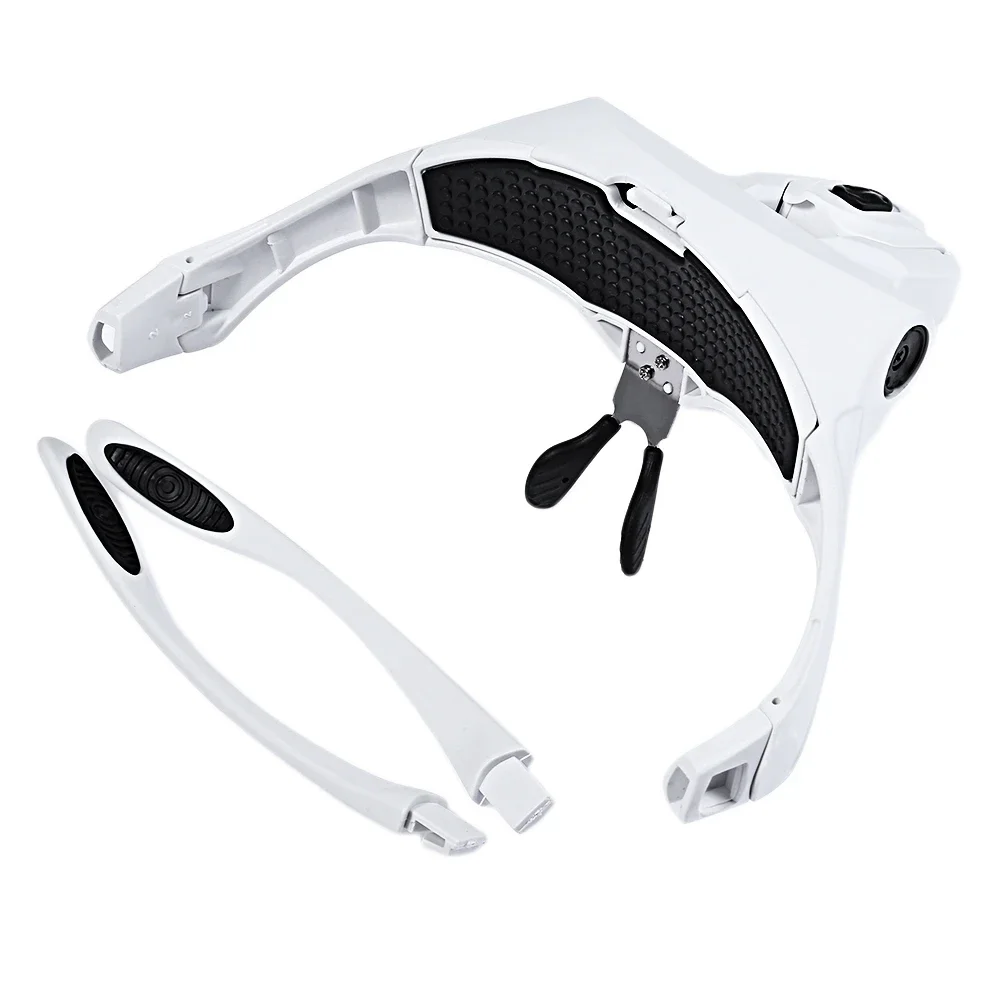 Loupe de réparation de lecture 1.0x 1.5x 2.0x 2.5x 3.5x styles de port avec lumières LED pour les personnes âgées
