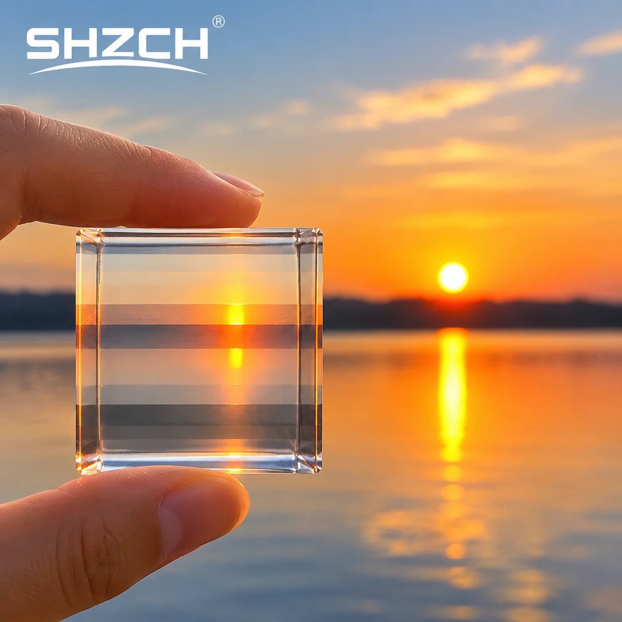 Crystal Pixel Stone Landscape Photo Clock In Art Student Pixel Filter Creative Gift Niche Advanced Decoration Crafts - TIANYI