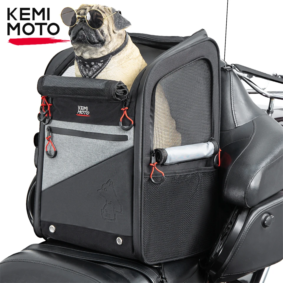 Motorcycle Dog/Cat Carrier Bags Portable Load Capacity 44L Folding