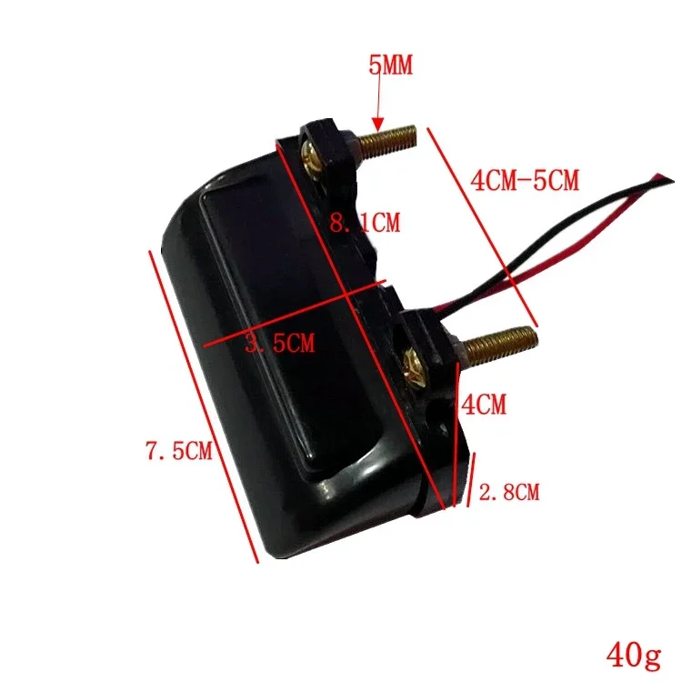 Universal 12V LED Number Licence Plate Light Rear Lamp Tail Light Motorcycle For Cafe Racer Old School Touring