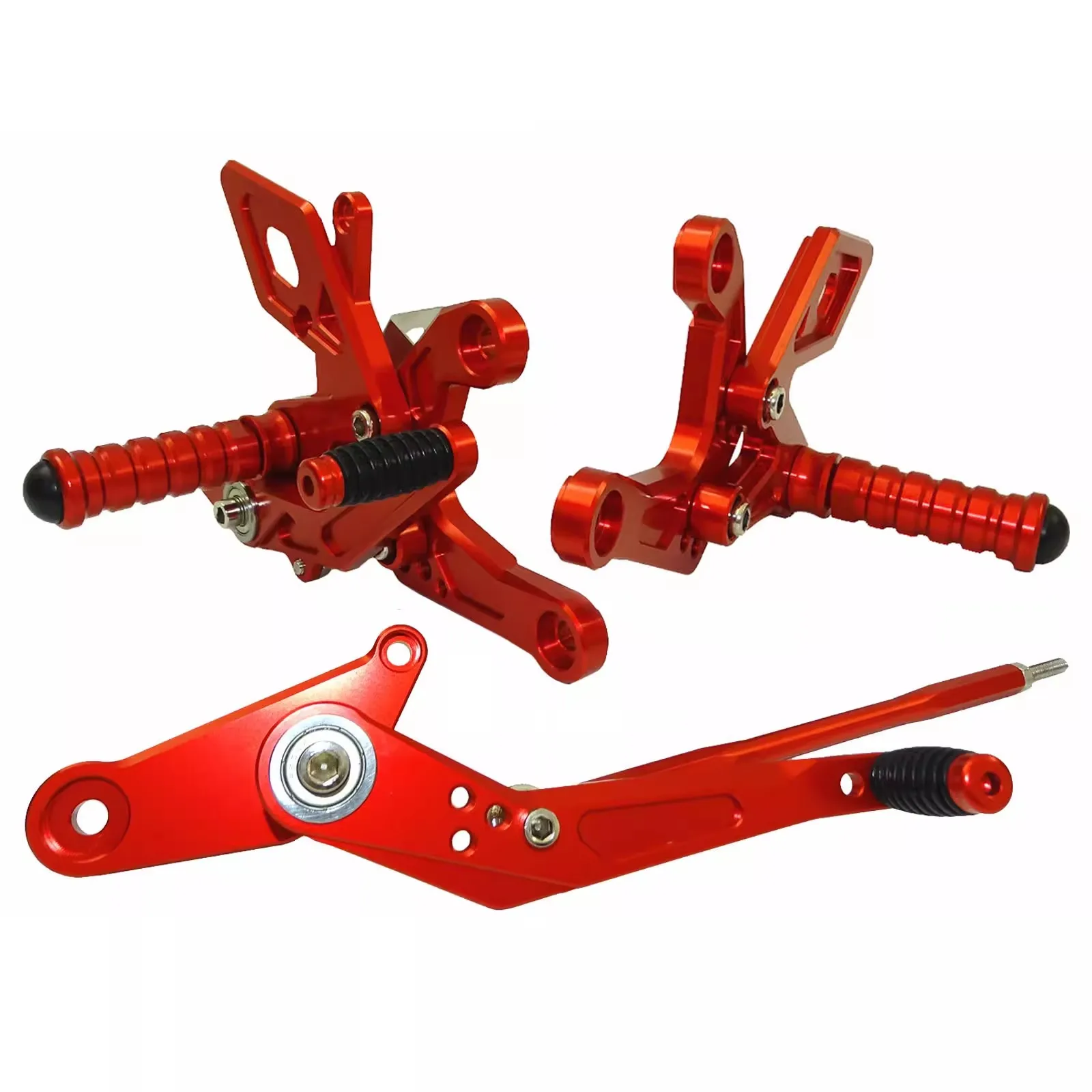 Motorcycle Raised Footrest Assembly for Honda CB400F CBR400R 2013-2023 Comfortable Riding Position Upgrade