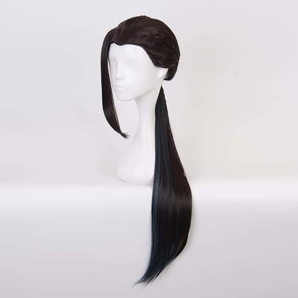 ผู้ชายเกม Twisted Wonderland Jamil Viper วิกผมถักเปียยาวตรง