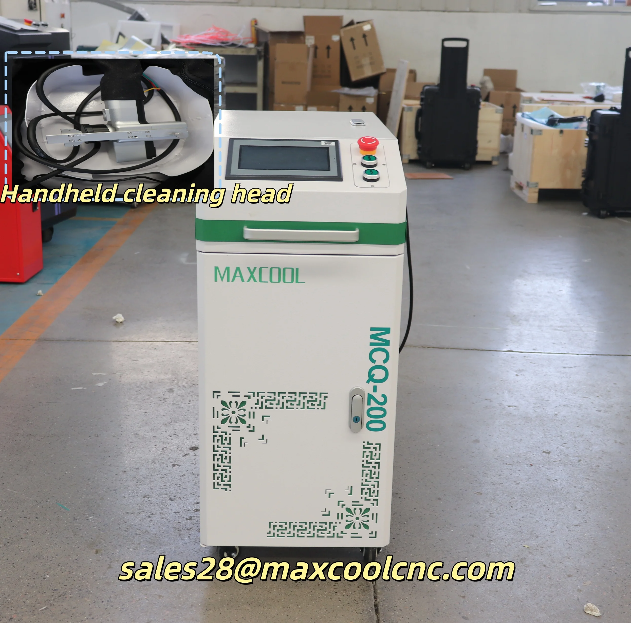 2026 New MOPA Air Cooling Pulsed Fiber Laser Cleaning Machines 200W Optional for Household Precision Mold Cleaning Rust Removal