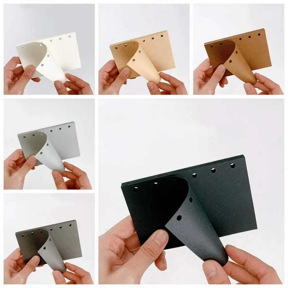 50 ورقة A7 دفتر ملاحظات ذو أوراق فضفاضة عبوة ورقة مؤشر داخل الصفحة بطاقات فاصل صفحة ورقة إعادة تعبئة داخلية صفحات ورقية