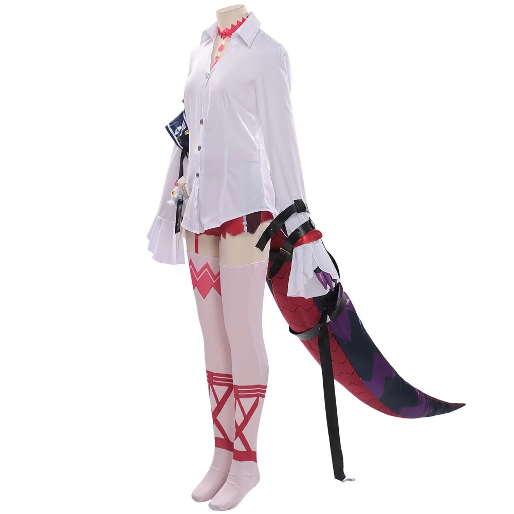 Game Neverness to Everness Shinku Cosplay Costume Tail Full Set NTE Shinku Cosplay Costume Wig Outfits Halloween Party view 4