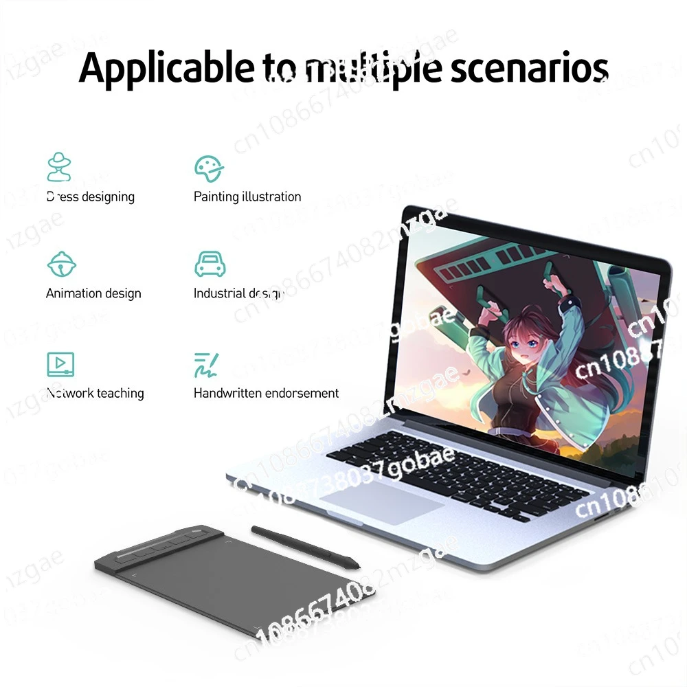 Mobile phone computer writing X1-640 drawing board 6X4 inch tablet hand-drawn board