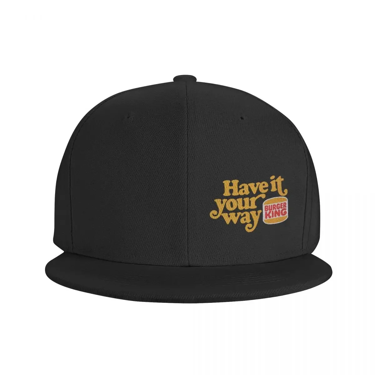 Cool Burger King Logo Have It Your Way Hamburger Fast Food G500 Ultra Co Snapback Cap Outdoor Baseball Caps