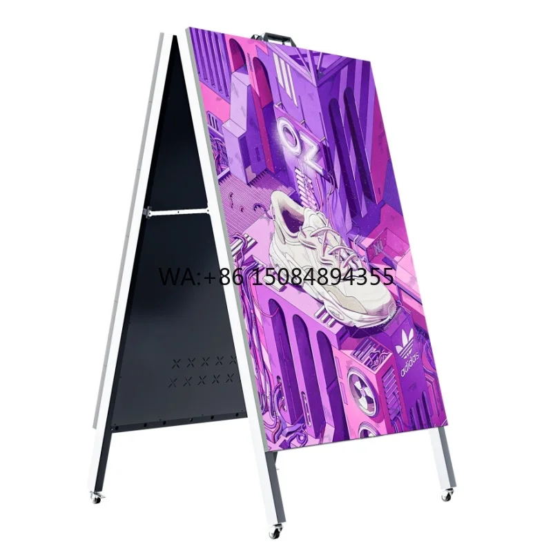 

Indoor Mobile LED Sign Screen P1.8 Stackable Vertical KT Frame HDR10+ IP66 Waterproof Full HD 1080P 3-Year Warranty Retail Store
