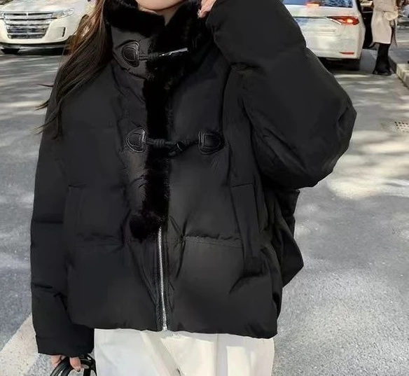 تنوعا معطف القطن القصير الخبز القطن معطف الشتاء نمط جديد فضفاض سميكة الدافئة بلون سترة قطن