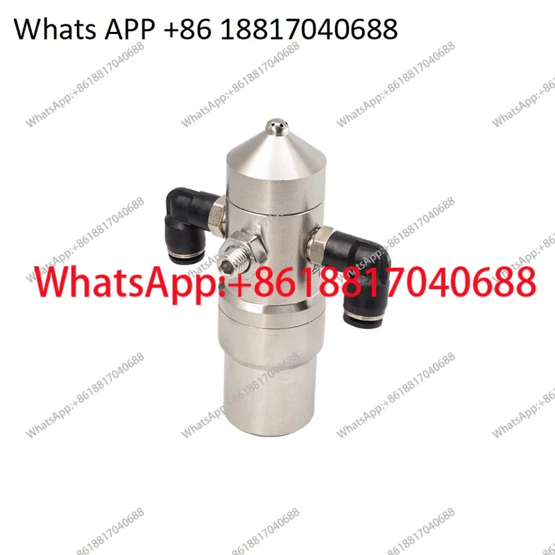 Anti-drip air atomizing nozzle spray stainless steel corrugated cardboard humidification