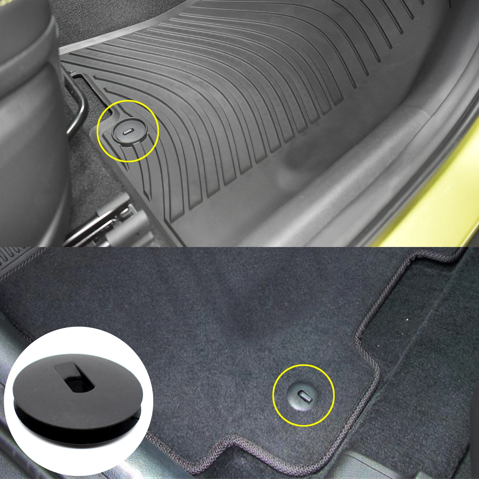 4pcs For Kia Ceed Forte Rio Soul Niro Sportage Sorento Optima Soul Car Floor Mat Clips Carpet Fixing Clamps Retainer Fastener