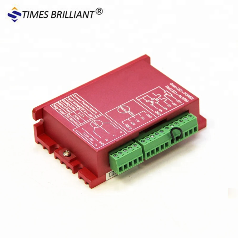 

Bldc 24v 5A Motor Controller Hall Sensor PWM Speed Control Brushless Dc Motor Driver
