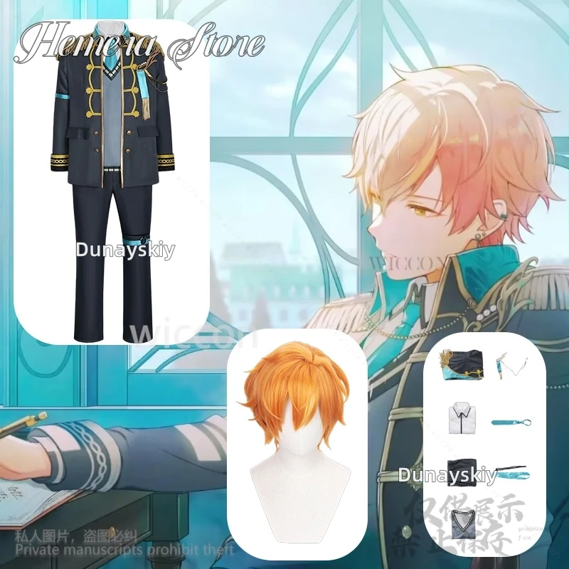

Shinonome Akito Anime Game Project Sekai VBS Cosplay World Link2 Costume Knights Y2K Coat Pants Punk Idol Uniform Wig Customized