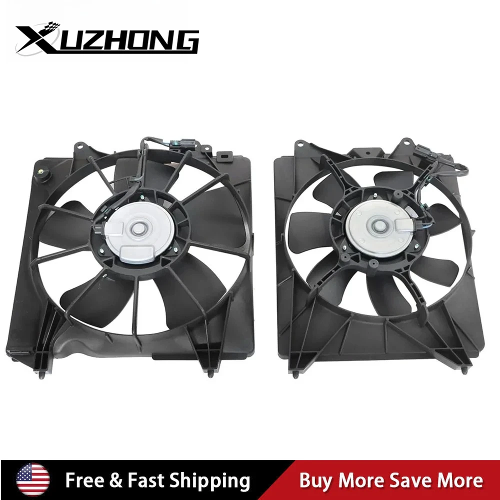 

Комплект из 2 вентиляторов охлаждения двигателя и конденсатора кондиционера для Honda HR-V 1.8L 2016-2022 гг.