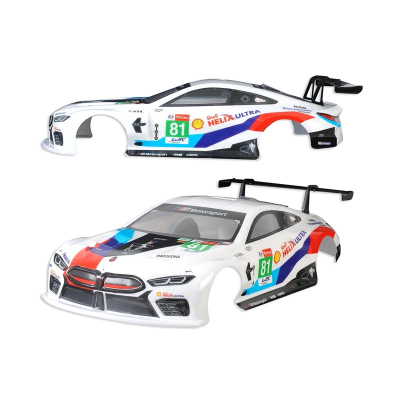 Team C TB829 1/8 GT M8 GTE On Road Rc Racing Car Clear Body Shell, Wheelbase 325mm Wide 300mm