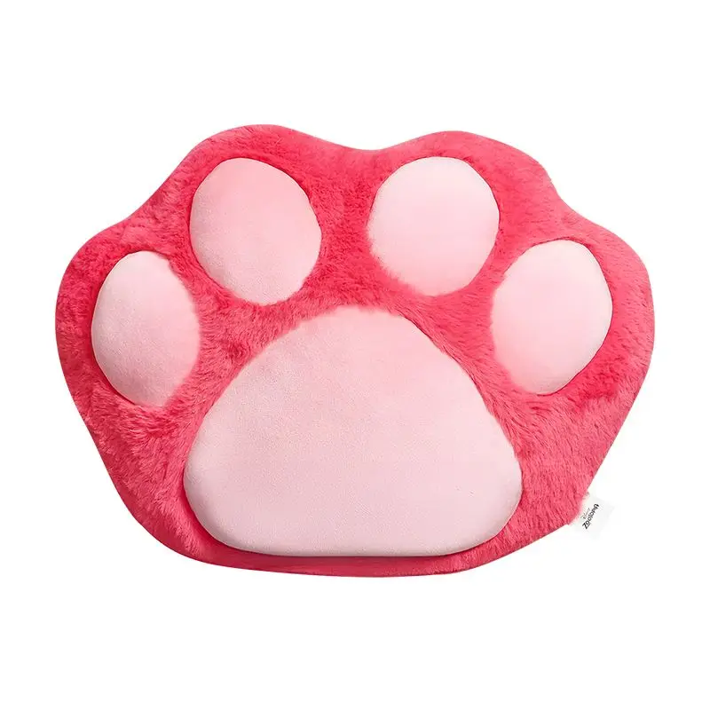 Disney Zootopia Marshmallow Series Pink Paw Shape Pillow Soft Plush Cute Paw Cushion Cartoon Home Decor Birthday Holiday Girls
