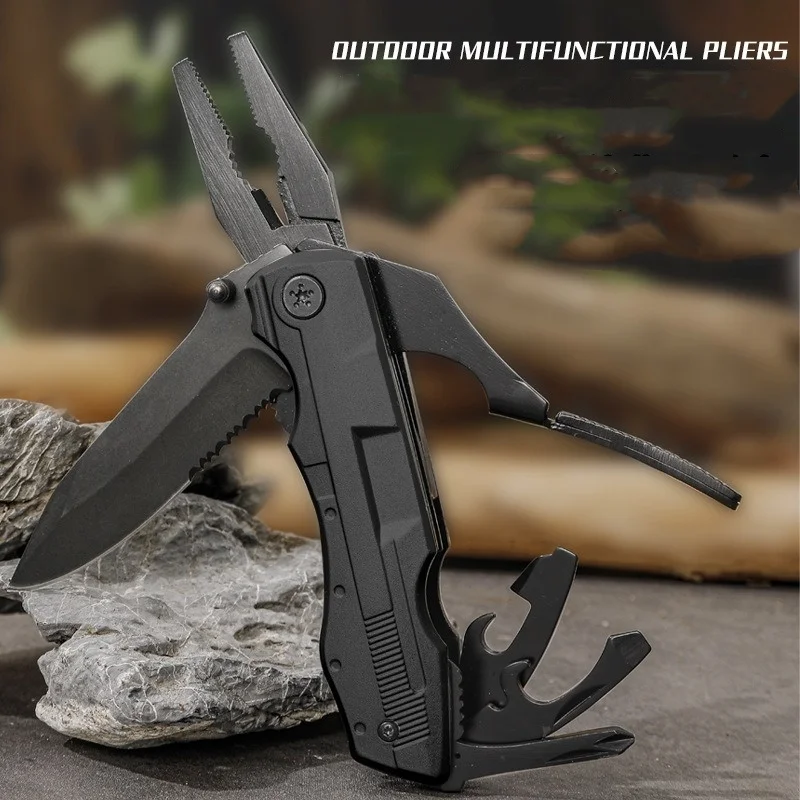 

1Pcs Multifunctional Folding Pliers Screw Multi-Purpose Portable Outdoor Multi-Tool Emergency Camping Survival Emergency Tool