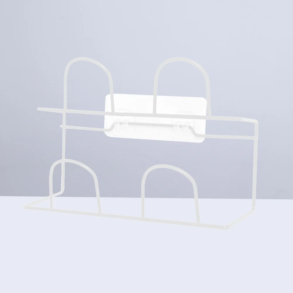 

Double-Layer Wall Mount Shoe Rack Iron Slippers Organizer for Bathroom Bedroom Kitchen Space Saving Slipper Shelf