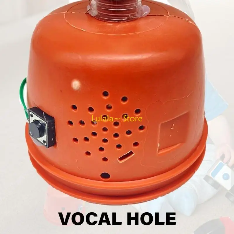 Y4QA Pluche zangspeelgoed Vervangend accessoire Mechanismeonderdeel met licht en geluid voor reparatie elektrisch pluche