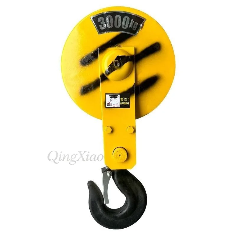 

Heavy Load Lifting Pulley Block 1Ton 2Ton 3Ton 5Ton Crane Hook Set Spare Parts For Gantry Crane And Travel Trolley Installation