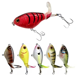 1 Pcs 3d Eyes 75mm 17g Pencil Lure Topwater Spinner Fishing Lures Bass Whopper Plopper Frog Swimbait Trolling Pesca