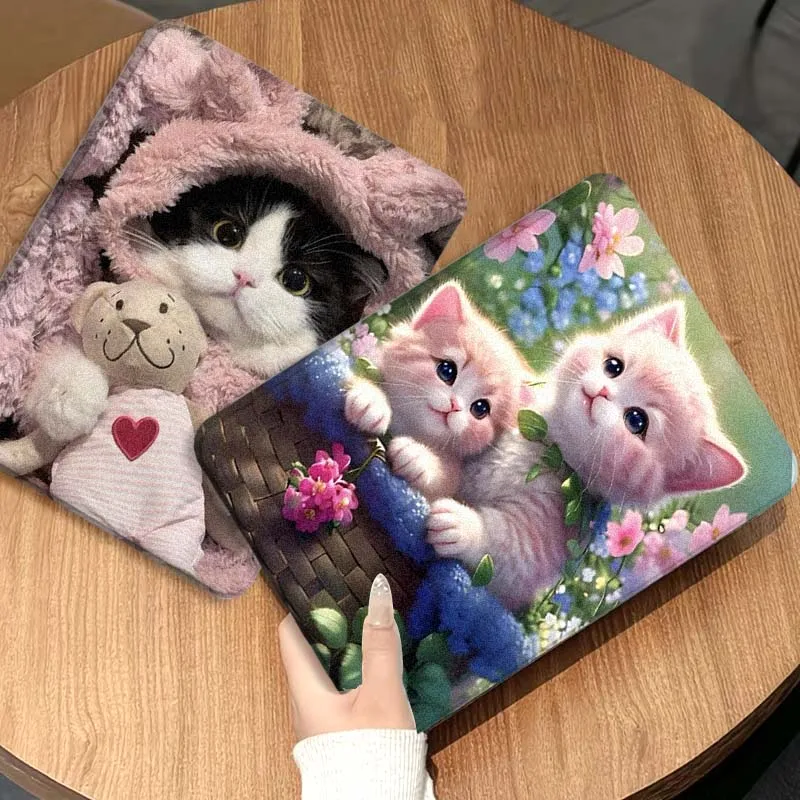 

Cartoon Cute Cat Pattern Tablet Case For Xiaoxin Legion Tab Y900 Y700 K10 M10 P11 Pad Pro GT Plus 3rd Gen 4 8.8 11 11.5