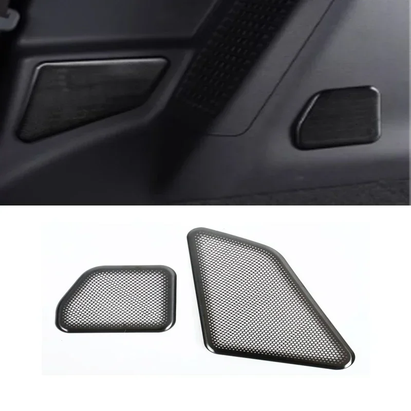 For Toyota Land Cruiser 250 Prado LC250 2024 2025 Stainless Steel Door Stereo Speaker Audio Ring Cover Frame Decoration Trim